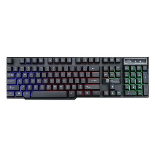 Bàn phím giả cơ chuyên game r8 1822 led 7 màu - đen - hàng nhập khẩu