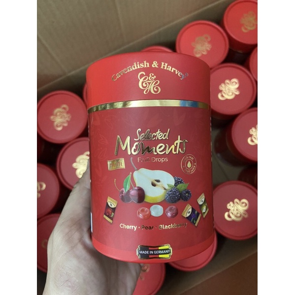 kẹo trái cây Đức C&amp;H hộp giấy 100g