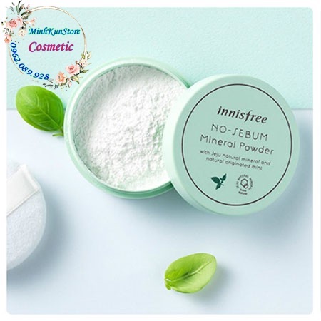 Phấn phủ kiềm dầu dạng bột khoáng Innisfree 5g