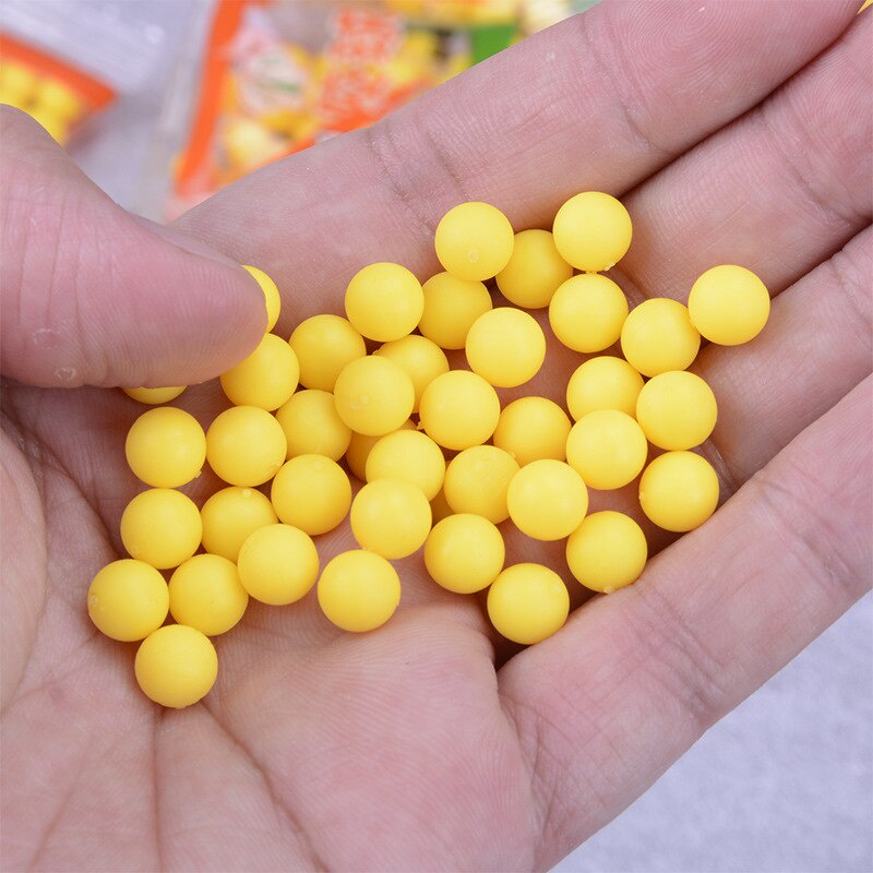 Túi 50 Viên Bi Cao Su Mềm 6Mm Dùng Cho Đồ Chơi