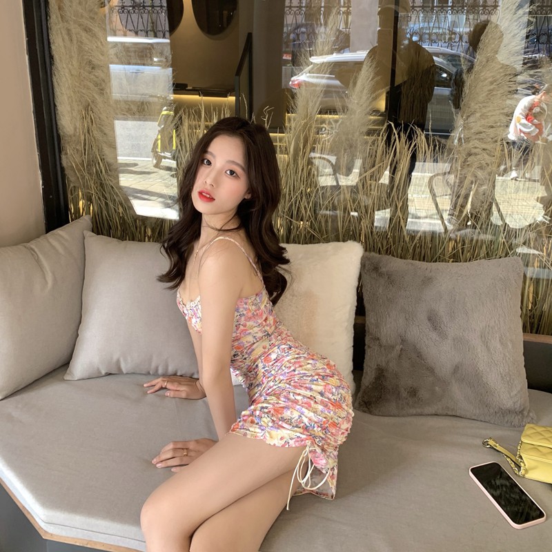 Đầm Ôm Cổ Yếm Phong Cách Hàn Quốc Gợi Cảm Cho Nữ | BigBuy360 - bigbuy360.vn