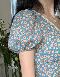 [Order] Váy hoa nhí thắt eo