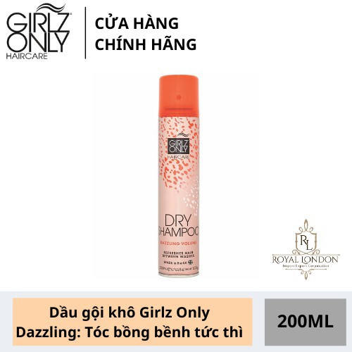 Dầu Gội Khô Girlz Only Party Nights / Dawn 'Til Dusk / Dazzling Volume / No Residue Nude 200ml