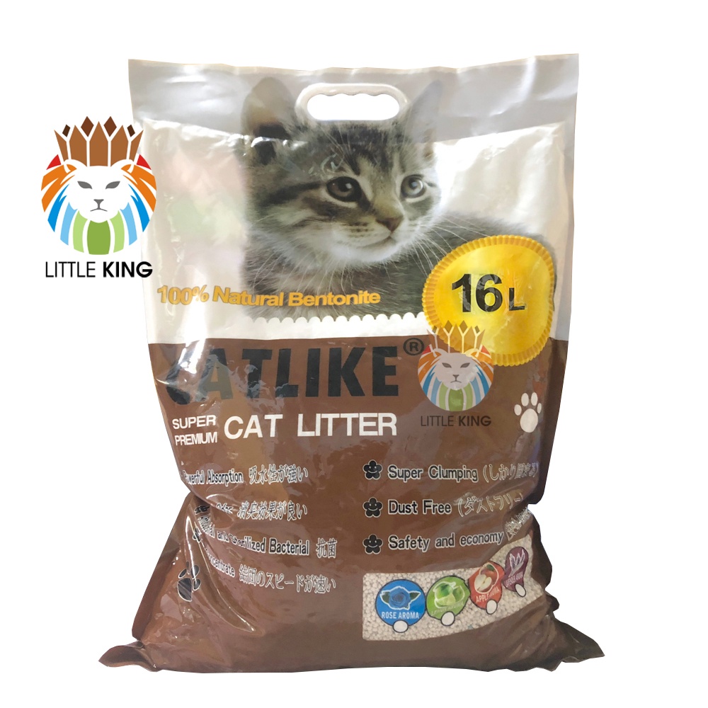 Cát vệ sinh Catlike cho mèo, cát Catlike Nhật Bản 16L hương cà phê khử mùi, thấm hút, ít bụi, giá rẻ