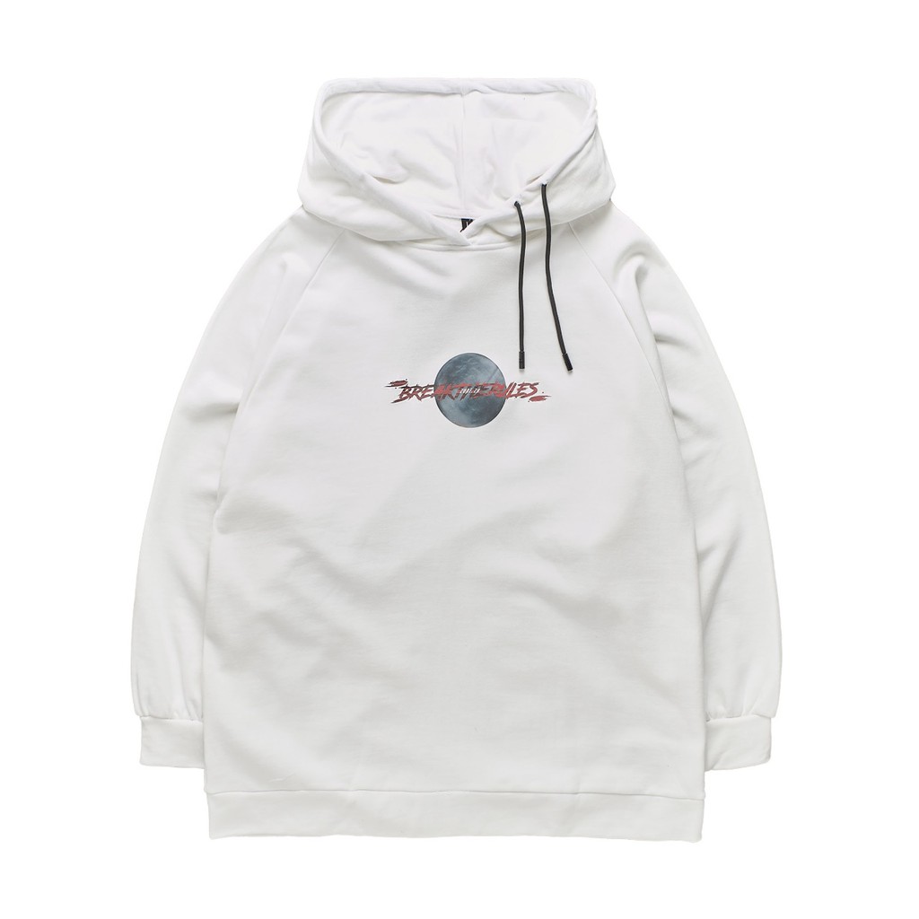 Break the rules - Trắng (Áo hoodie)