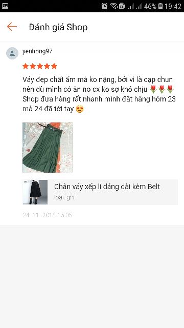 Chân váy xếp li dáng dài kèm Belt_CHÂN VÁY XOÈ XẾP LI DÁNG DÀI3 | BigBuy360 - bigbuy360.vn