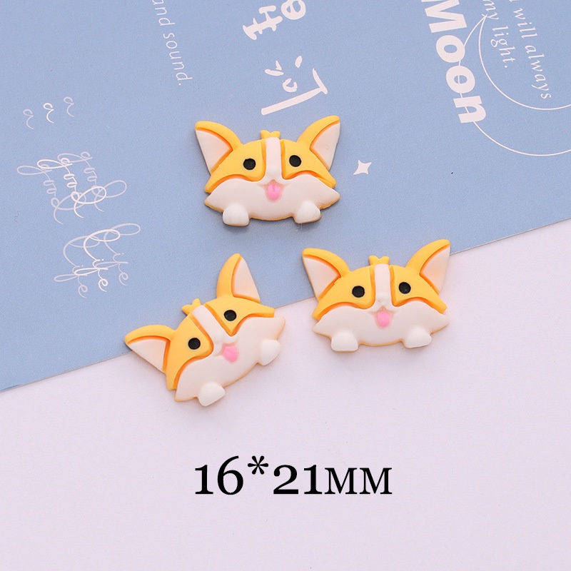 Phụ Kiện Trang Trí Ốp Điện Thoại Chú Chó Hoạt Hình Dễ Thương