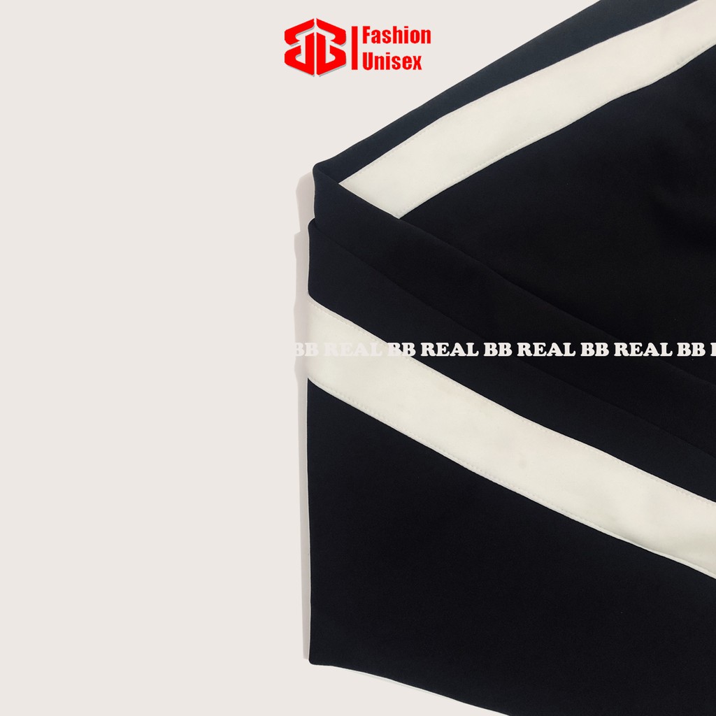 QUẦN JOGGER - Nam Nữ 1 Sọc THUN POLY Phong Cách - THỂ THAO - Năng Động  - Cá Tính Unisex -BB REAL