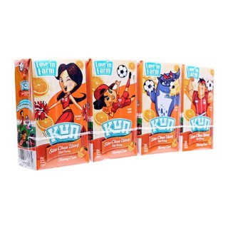 Thanh Hóa - Lốc sữa chua uống KUN hương cam 4x110ml