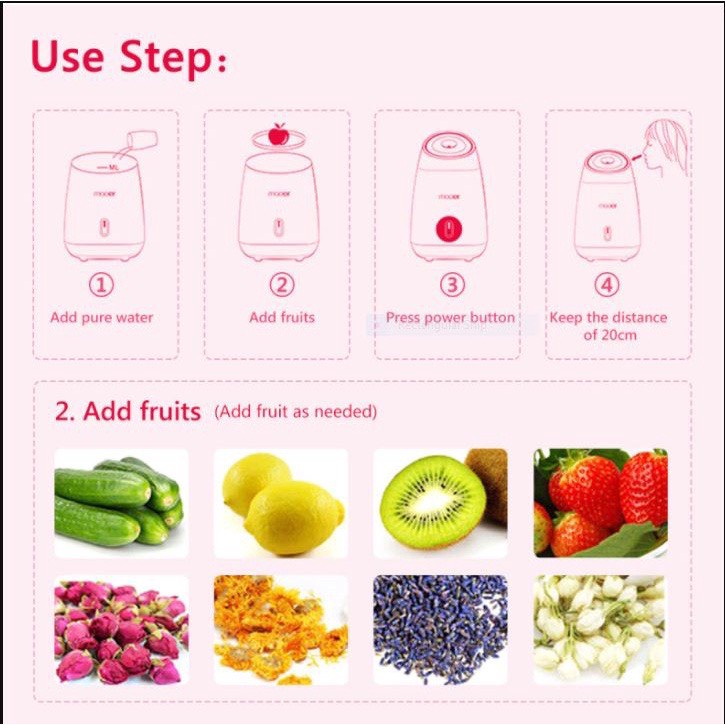 Máy xông mặt hoa quả Magic Bullet sịn sò