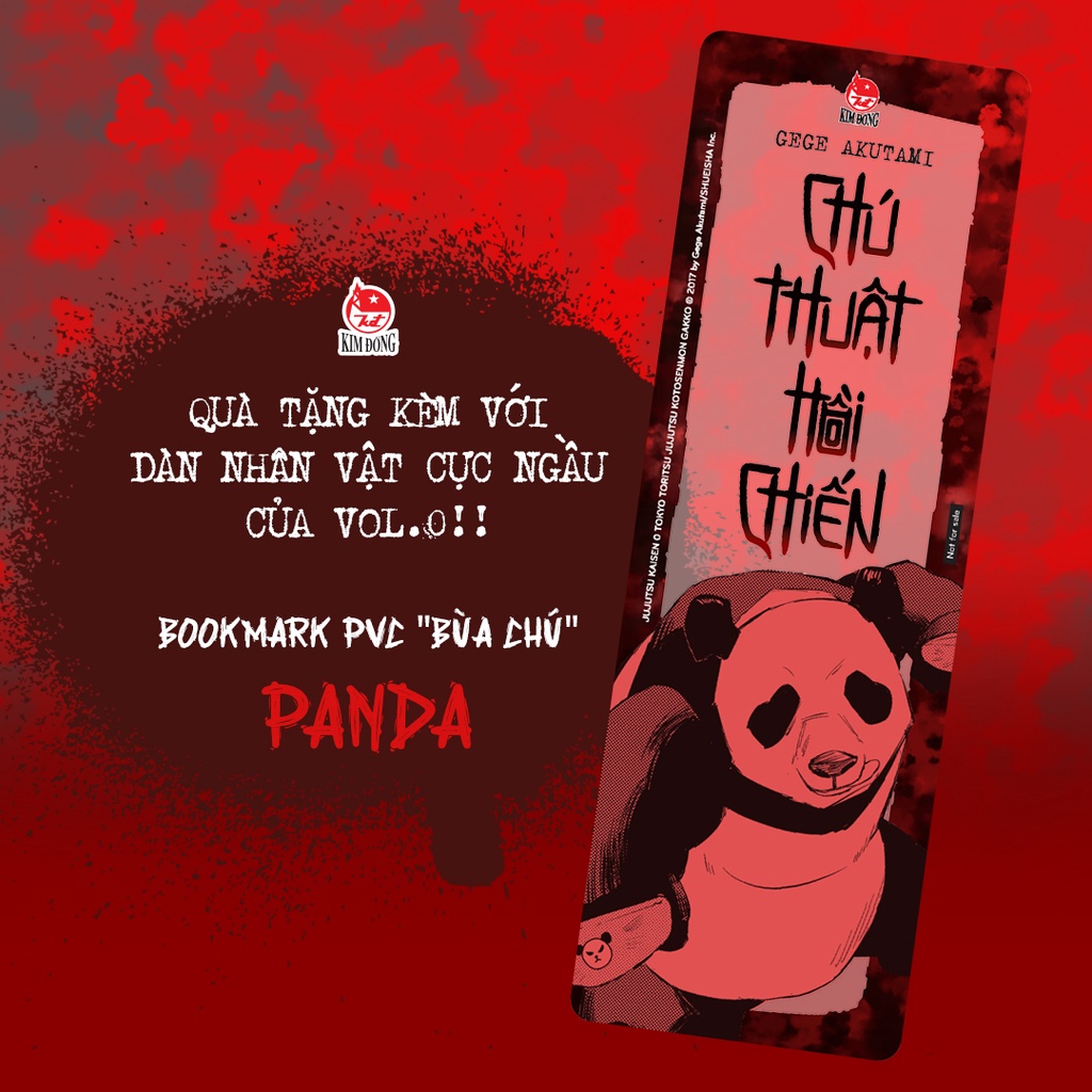 Bookmark Panda - Jujutsukaisen