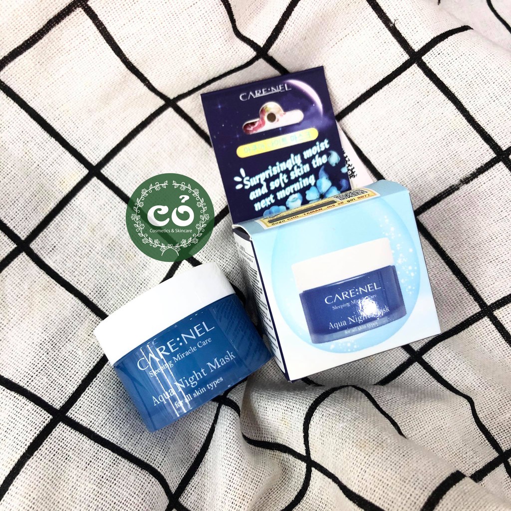 Mặt Nạ Ngủ Cấp Nước CARE:NEL Aqua Water Sleeping Mask