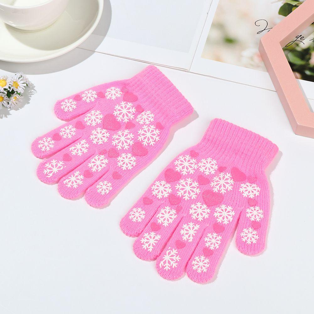 Găng Tay Thể Thao Mùa Đông In Họa Tiết Hoạt Hình Dễ Thương Cho Bé