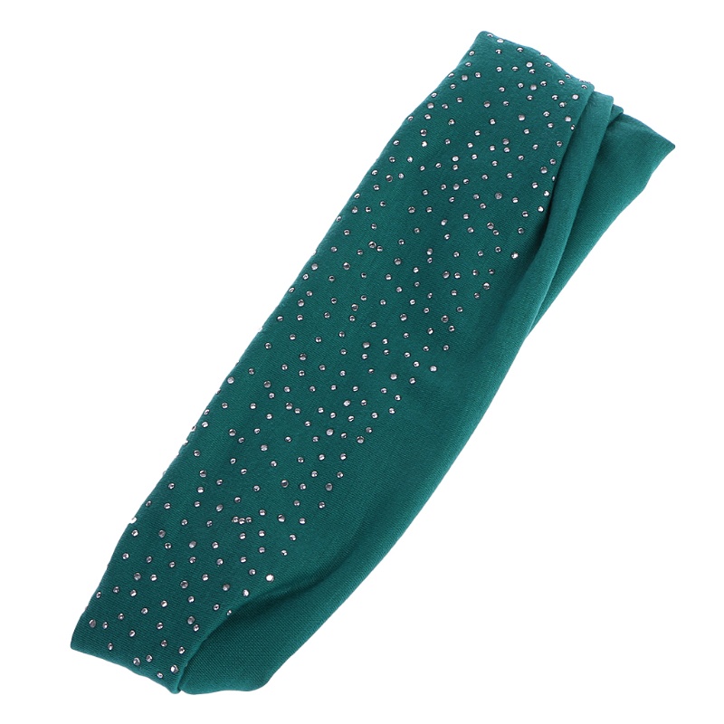 Khăn Turban Mềm Mại Đính Đá Thời Trang Cho Nữ