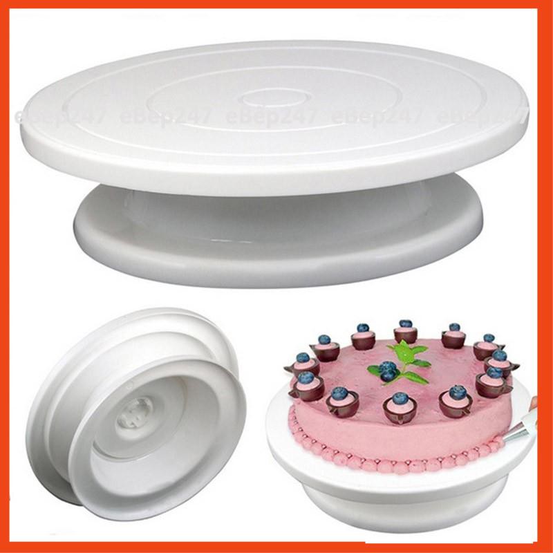 Rẻ vô địch Bàn xoay nhựa dùng để trang trí bánh kem - eBếp247