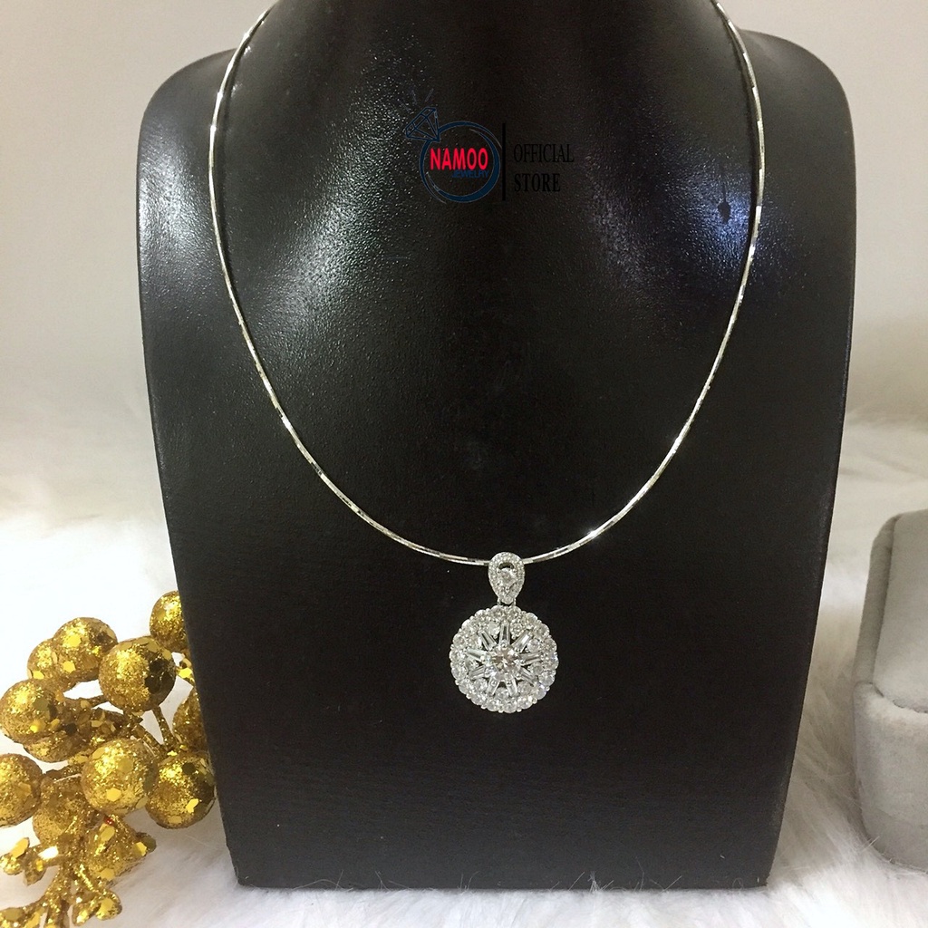 Kiềng Bạc Nữ V845, Kiềng Cổ Mềm Nữ Hàng Cao Cấp Namoo Jewelry