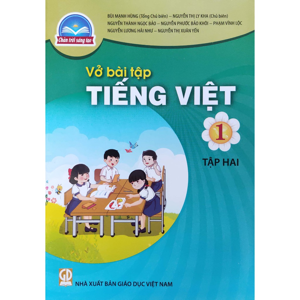 Sách - Vở bài tập Tiếng Việt 1 - Tập 2 (Thuộc bộ sách Chân Trời Sáng Tạo)