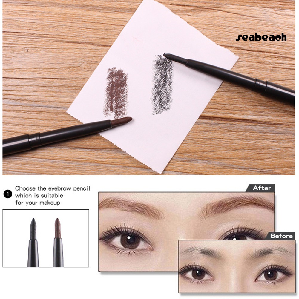 (Hàng Mới Về) Chì Kẻ Mày Dạng Vặn Kháng Nước Với Đầu Cọ Chải Tiện Lợi Cho Phái Đẹp | BigBuy360 - bigbuy360.vn