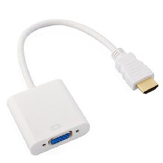 Cáp HDMI to VGA trắng