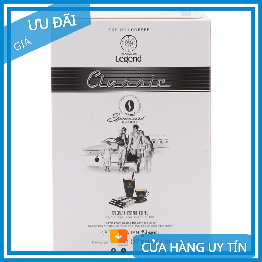 [Có tem] Cà phê Trung Nguyên Legend Classic - Hộp 12 gói / Bịch 24 gói