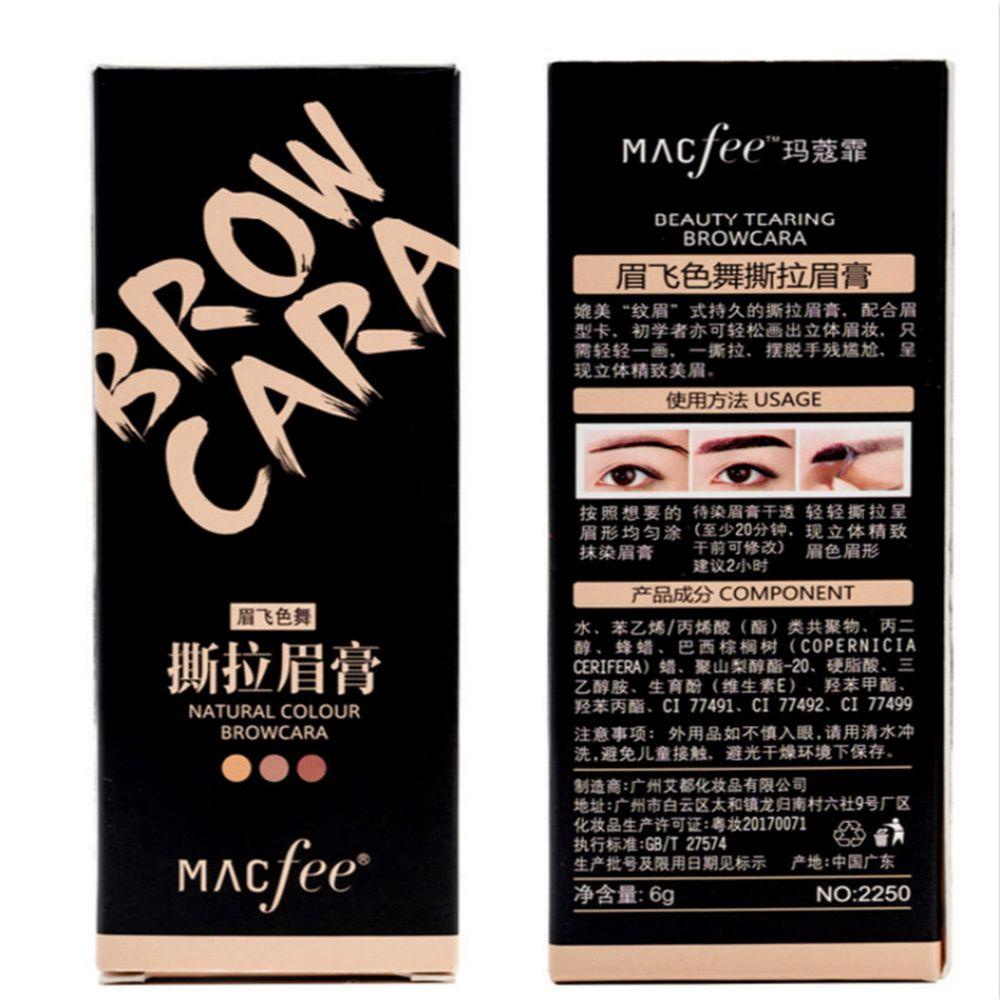 LAY Gel Nhuộm Lông Mày Dạng Lột 3 Màu Sắc Lựa Chọn