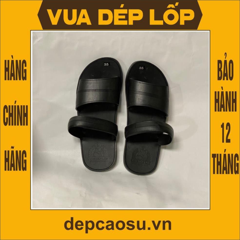 Dép cao su 2 quai ngang, được làm thủ công của VUA DÉP LỐP ảnh thật, bảo hành và sẵn hàng