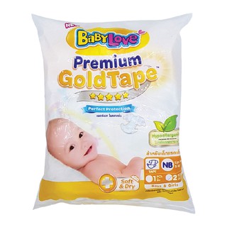 Tã dán BabyLove Premium Gold Size S (4-8kg)