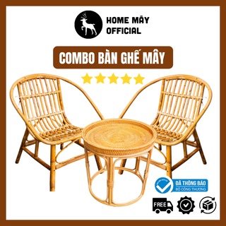 Ghế mây tre con sò, ghế mây decor HOME MÂY giá rẻ, bền đẹp trang trí phòng khách ba công