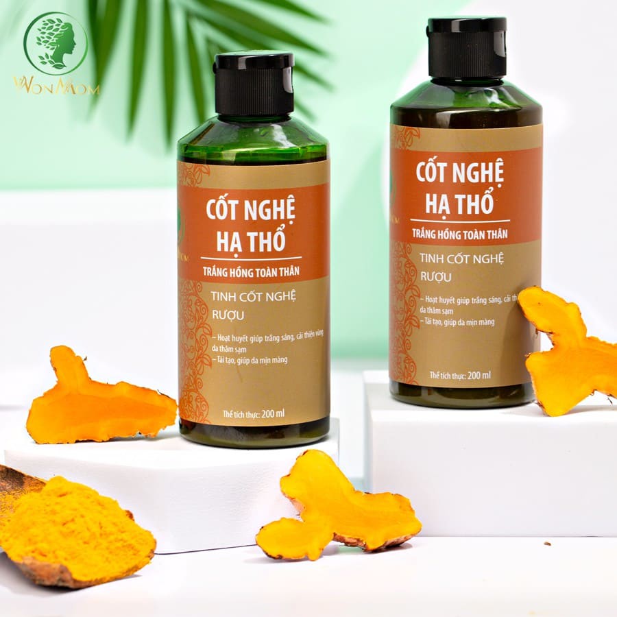 [CHÍNH HÃNG WONMOM] CỐT NGHỆ HẠ THỔ DƯỠNG TRẮNG DA TOÀN THÂN TỰ NHIÊN, AN TOÀN WONMOM 200ML – CỐT NGHỆ DƯỠNG DA