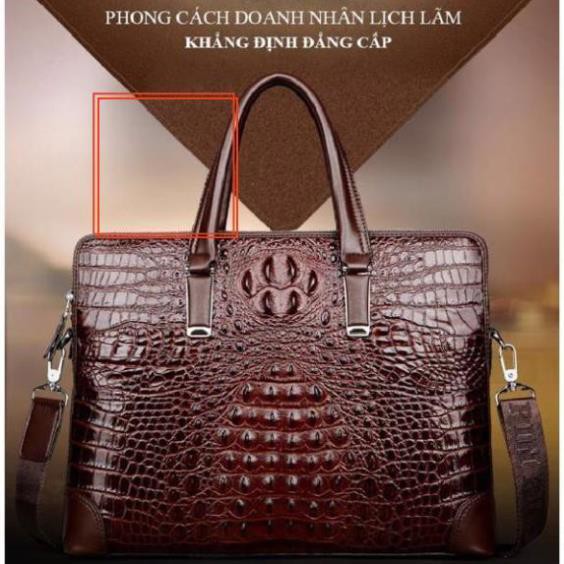 Chính Hãng cặp da cao cấp Cặp da cá sâu 1676 (Bảo hành 3 năm - Có ảnh thật) | BigBuy360 - bigbuy360.vn