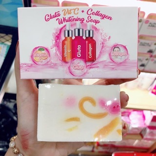 SOAP TẮM TRẮNG WHITENING GLUTA VITC + COLLAGEN