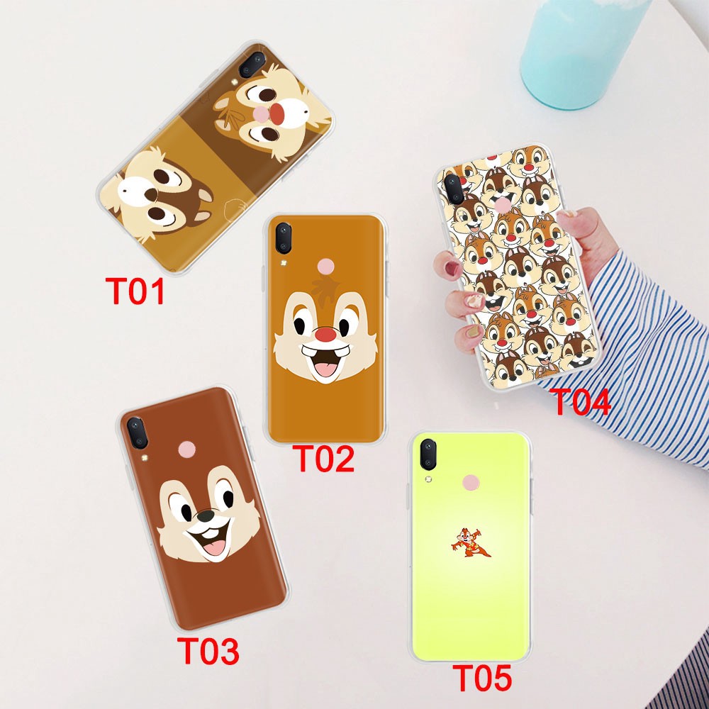 Ốp Điện Thoại Mềm Trong Suốt Hình Chip Và Dale 64gt Cho Xiaomi Poco X3 Nfc Mi 8 9 Se 9t Pro A2 Lite