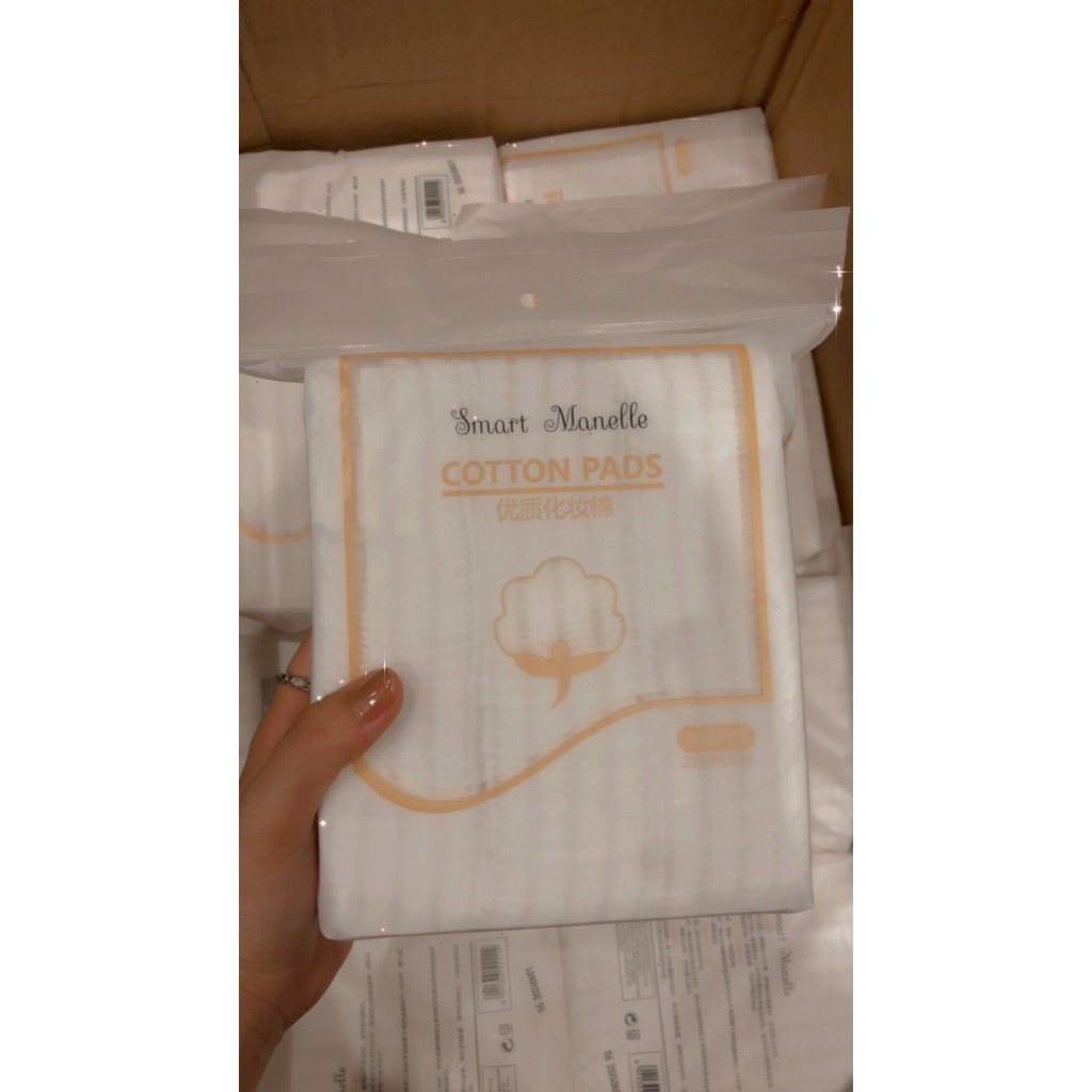 Bông tẩy trang cotton pads Smart 222 miếng - Hàng chính hãng, sợi lông mềm mượt, 100% tự nhiên - BEAUTY COSMETICS SHOP | BigBuy360 - bigbuy360.vn