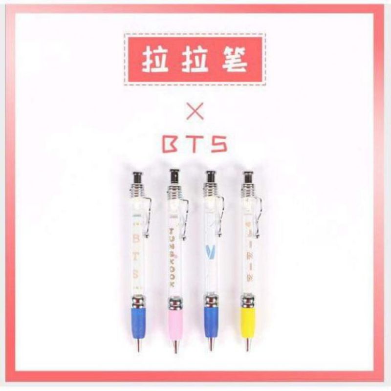 Bút bi BTS, bút kéo ảnh