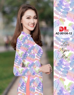 Vải áo dài chiếc lá