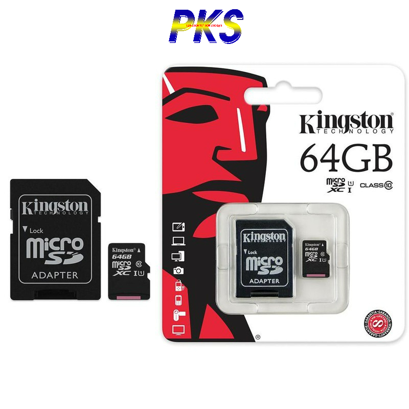 Thẻ Nhớ SDXC Kingston 64GB Class 10 80MB/S