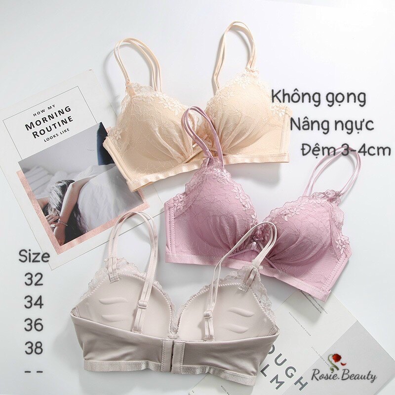 [BIG SALE] Áo lót ren nâng ngực, áo ngực không gọng hàng cao cấp siêu nâng đẩy AR/200 | BigBuy360 - bigbuy360.vn