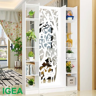 [ SALE VÔ ĐỊCH] Vách Ngăn chắn phòng Con Nai Liền 2 Kệ hiện đại- IG493