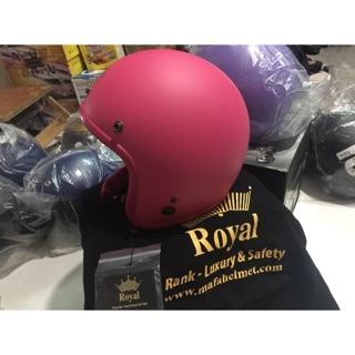 Màu hồng NÓN BẢO HIỂM 3/4 ĐẦU ROYAL SCOOT M20