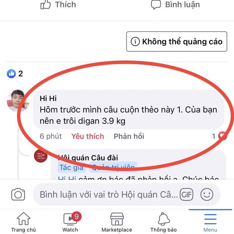 Trục thẻo câu đài Classic, bền, chuẩn size