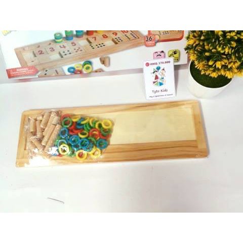 Bảng Số Montessori Đồ Chơi Giáo Dục Phát Triển Trí Tuệ Cho Bé