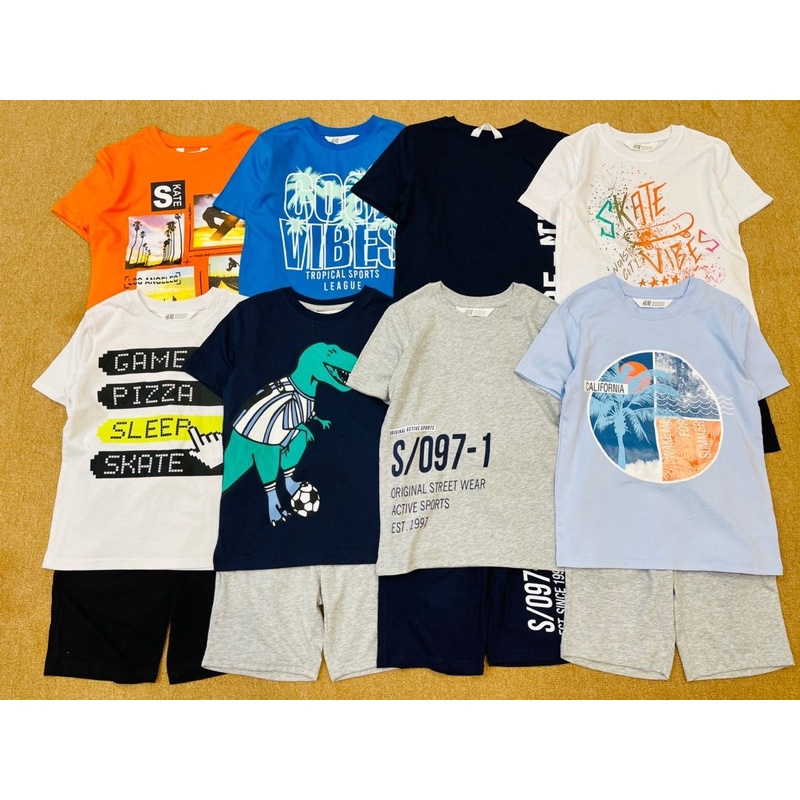Bộ thun cotton bé trai đại