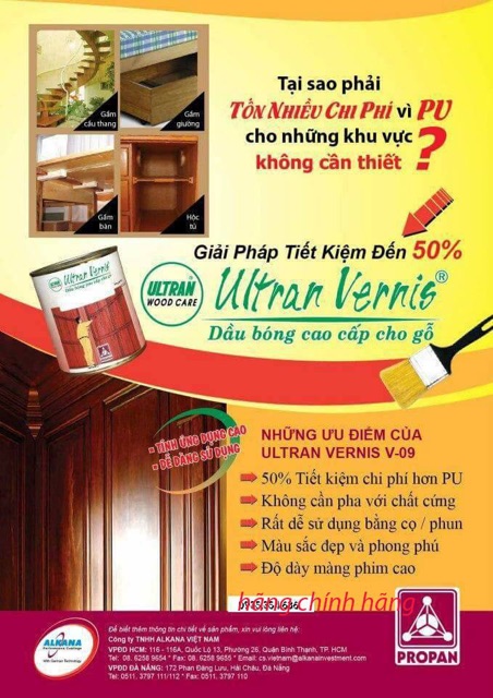 Sơn cho đồ gỗ nội thất Propan