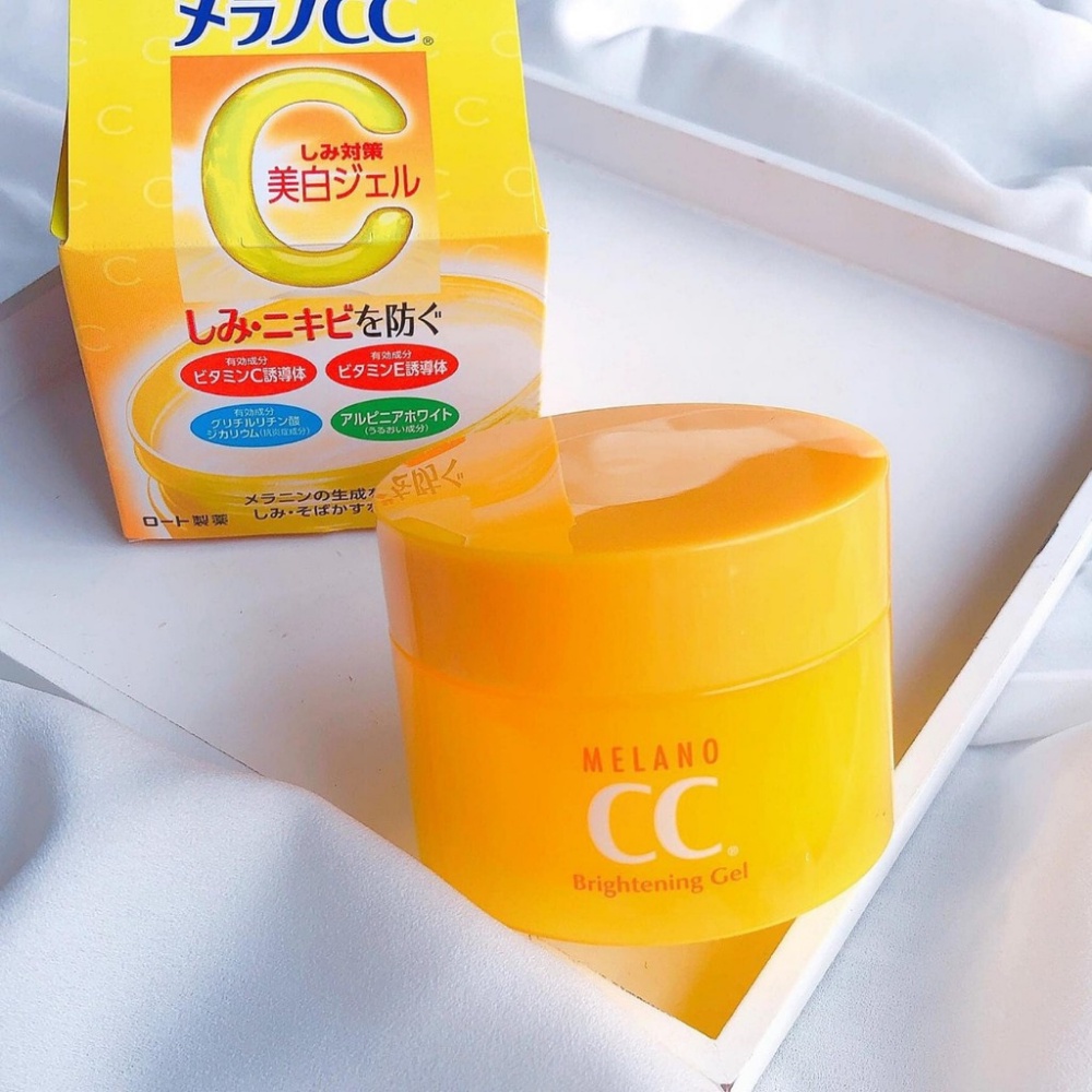 Kem dưỡng trắng da ngừa thâm mụn Melano CC Brightening Gel 100g Kimochi Store