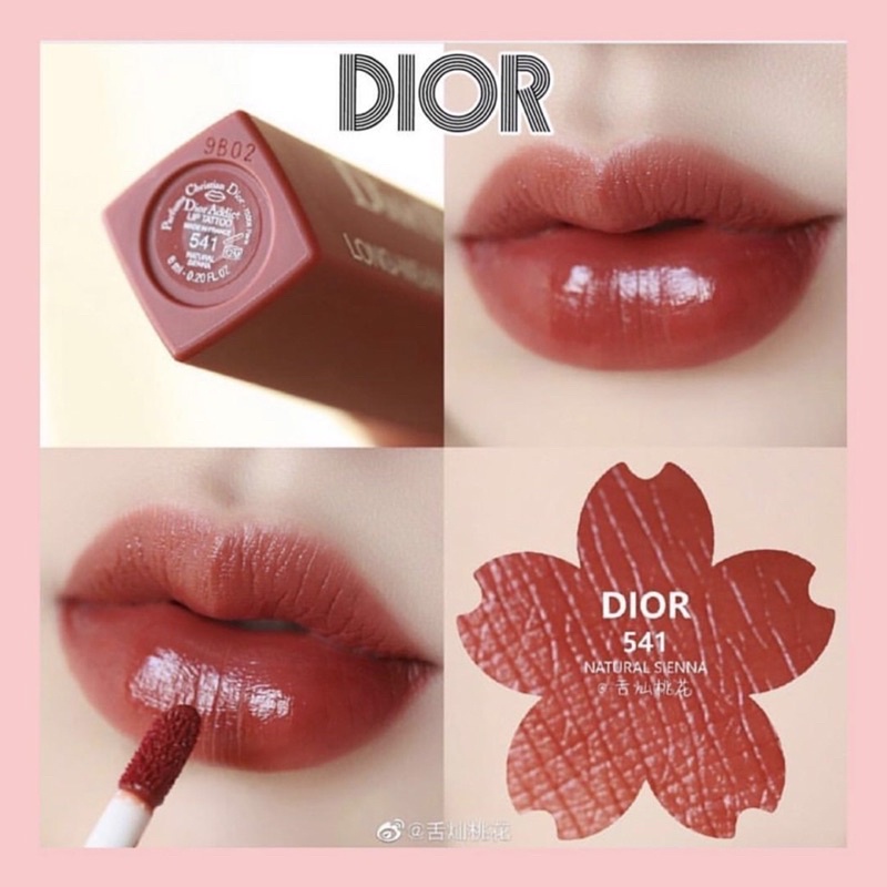 Son Dior Addict Lip Tattoo Màu 421, 541 fullbox TẶNG KÈM Vial Nước Hoa Pháp