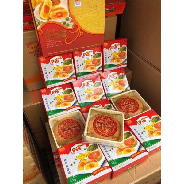Bánh pía 4 trứng Tân Huê Viên 500g/cái/hộp