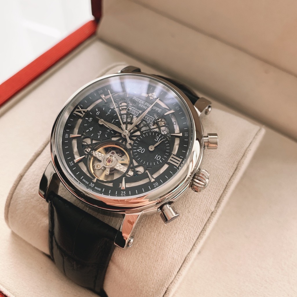 Đồng Hồ Thời Trang Nam PATEK-PHILIPPE 40mm Máy Cơ