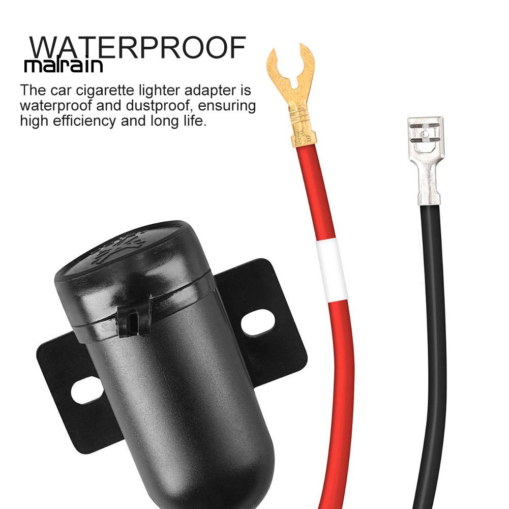 Tẩu Sạc Chống Nước 12v Cho Xe Hơi / Xe Máy / Tàu Thủy