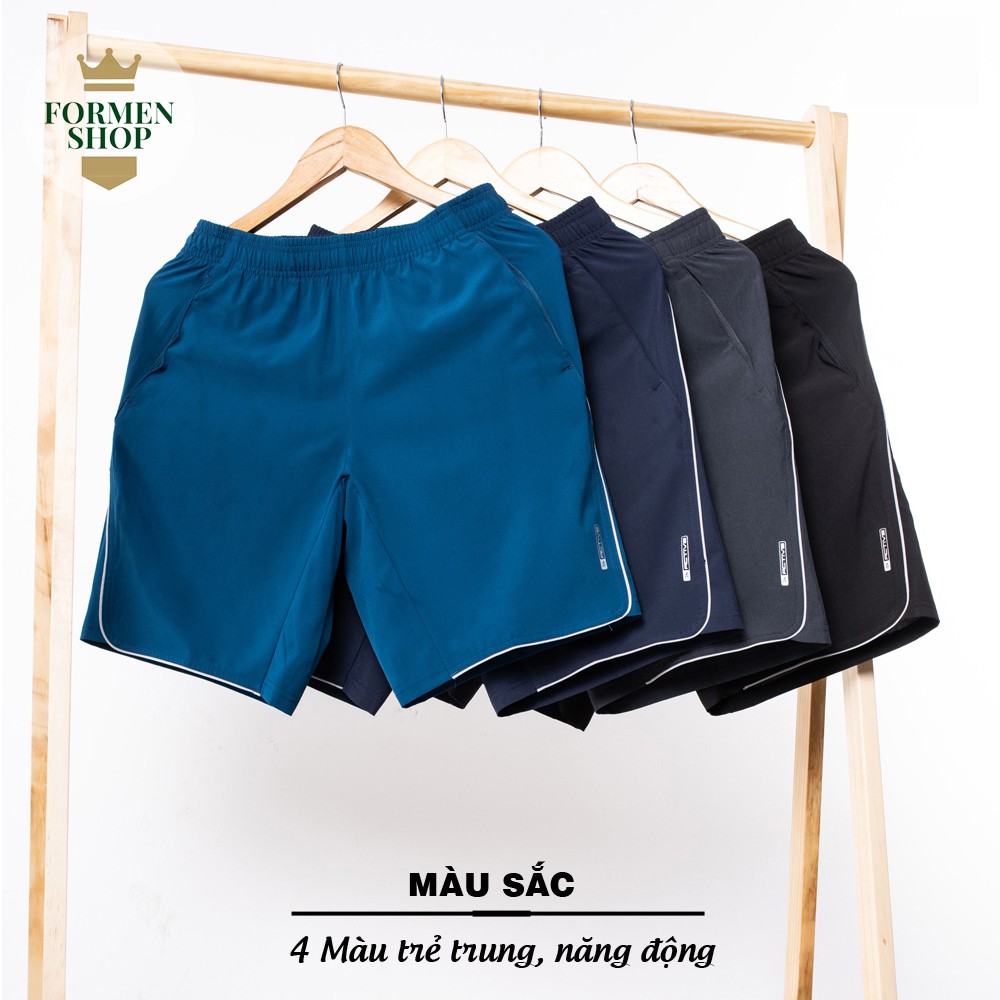 Quần short nam thể thao ba sọc cao cấp thoải mái, năng động, trẻ trung – FORMEN SHOP – FMHN008