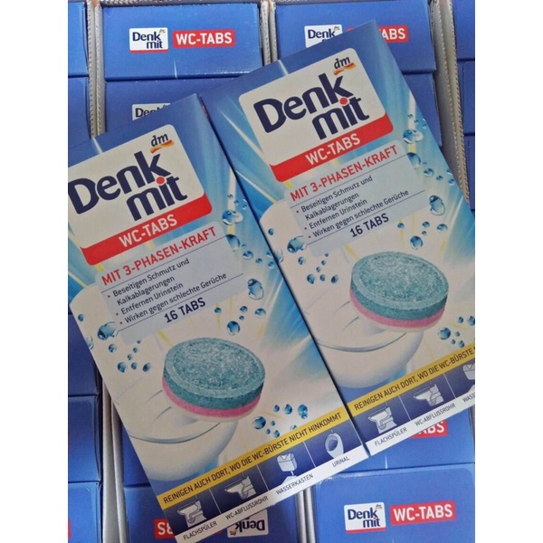 [NỘI ĐỊA ĐỨC] Viên thả vệ sinh bồn cầu diệt khuẩn Denkmit, 1 viên